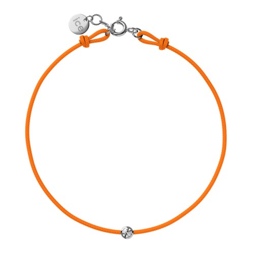 Bracelet Femme Ice Watch Cordon Orangeet Diamant 021098
