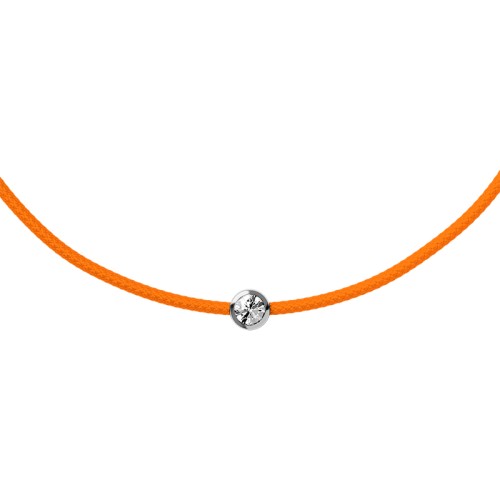 Bracelet Femme Ice Watch Cordon Orangeet Diamant 021098