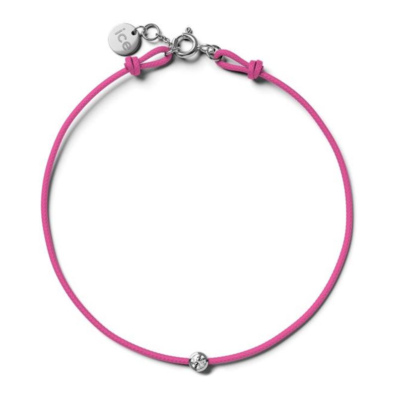 Bracelet femme ice watch cordon rose  et diamant 021104 - bracelets-femme - edora