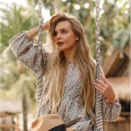 Boucles d'oreilles puces or 375/1000 jaune et perles – puces