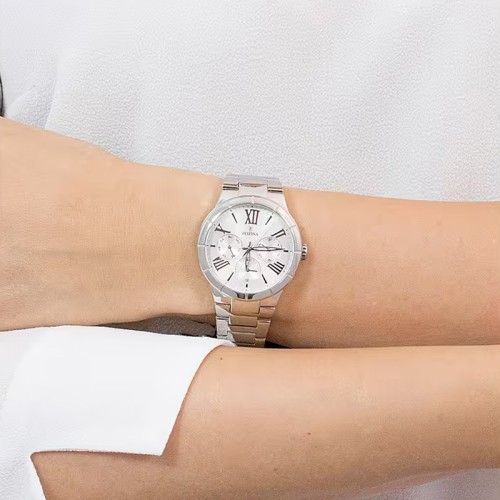 montre femme festina BOYFRIEND acier argenté