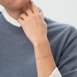 Bracelet femme agatha ourse  argent 02420438-136-tu - bracelets-femme - edora - 1