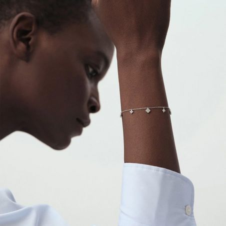 Bracelet argent femme : bracelet jonc & gourmette argent femme - bracelets-femme - edora - 2