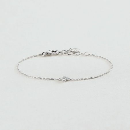 Bracelet argent femme : bracelet jonc & gourmette argent femme - bracelets-femme - edora - 1