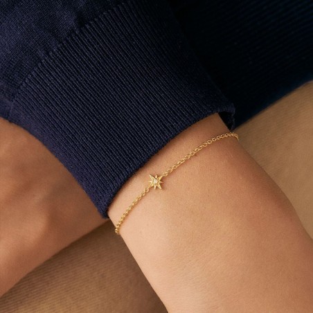 Bracelet femme agatha ourse argent doré 02490012-137-tu – bracelets femme