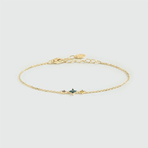 Bracelet Femme Agatha BELOVED Argenté Doré 02490104-256-TU