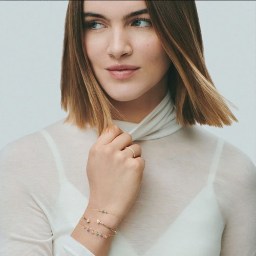 Bracelet Femme Agatha BELOVED Argenté Doré 02490104-256-TU