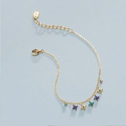 Bracelet femme agatha beloved argenté doré 02490105-256-tu - bracelets-femme - edora - 2