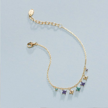 Bracelet femme agatha beloved argenté doré 02490105-256-tu – bracelets femme