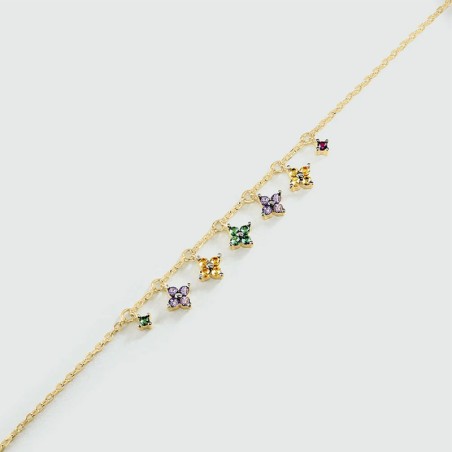 Bracelet femme agatha beloved argenté doré 02490105-256-tu – bracelets femme