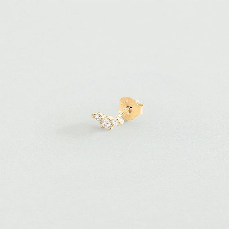 Piercing femme puce agatha croissan doré 02390082-137-tu - piercing-femme - edora