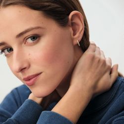 Boucles d'oreilles femme créoles agatha rondou doré 02390116-137-tu - creoles - edora - 1