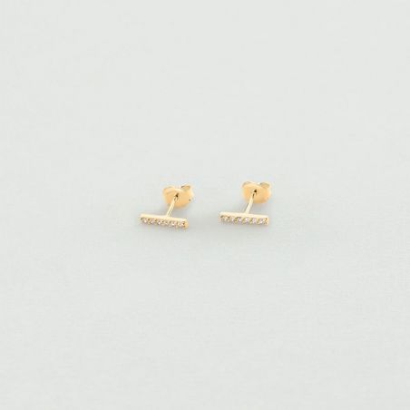 Boucles d'oreilles argent 925 : créoles & puces en argent - puces - edora - 1