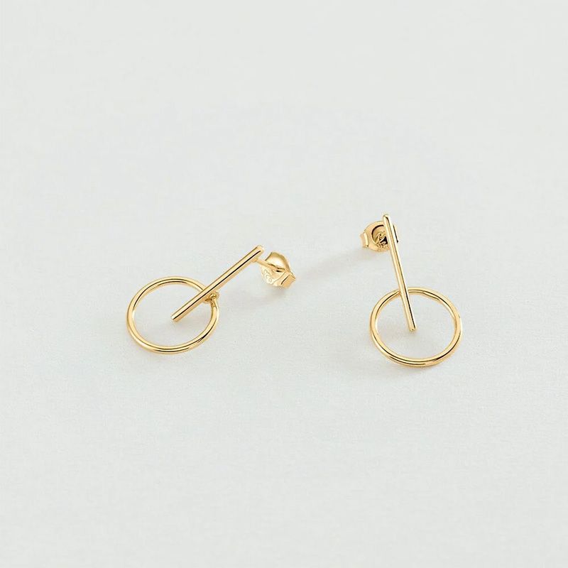 Boucles d'oreilles femme  pendantes agatha philring doré 02390272-157-tu - pendantes - edora