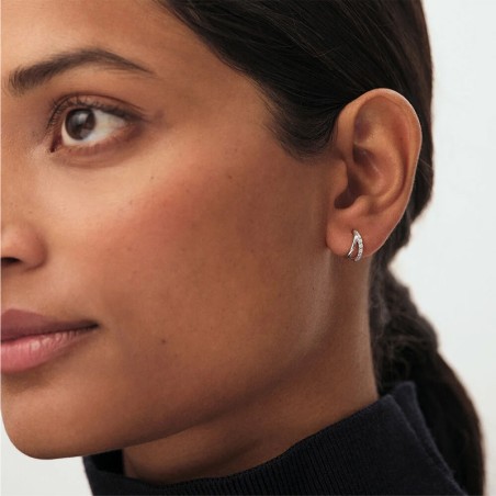 Piercing femme créole agatha mix&amp; match argenté 02390545-136-tu – piercings