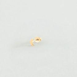 Piercing femme puce agatha miniluna doré 02390036-157-tu - piercing-femme - edora - 0