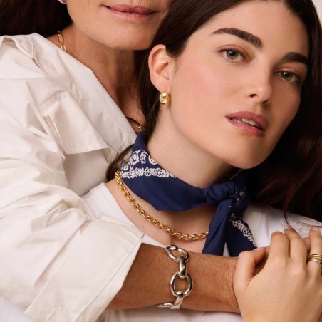 Boucles d'oreilles femme créoles agatha  lea doré 02380560-157-tu – créoles