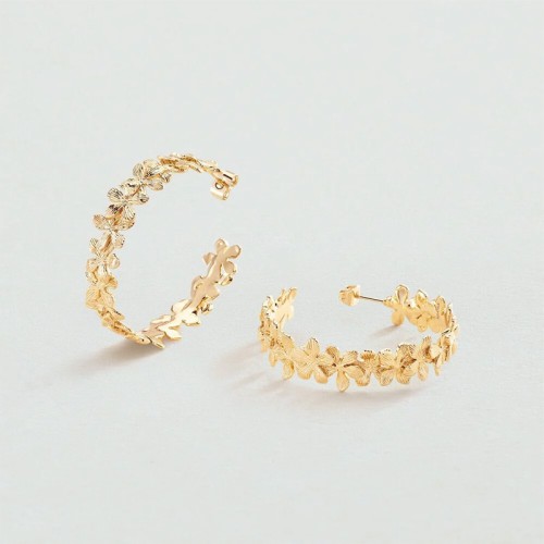 Boucles d'Oreilles Femme Créoles Agatha BLOOMDoré 02380555-157-TU