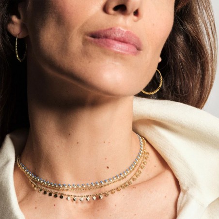 Boucles d'oreilles femme créoles agatha creobill  doré 02380402-157-tu – créoles