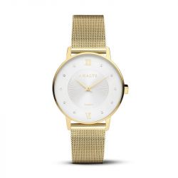 Montre femme amalys billie acier doré - analogiques - edora - 0