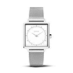 Montre femme amalys claire acier argenté - analogiques - edora - 0
