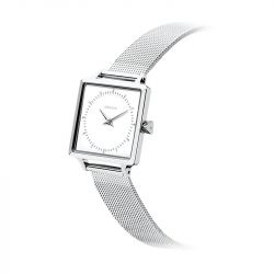 Montre femme amalys claire acier argenté - analogiques - edora - 4
