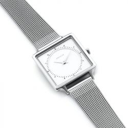 Montre femme amalys claire acier argenté - analogiques - edora - 2