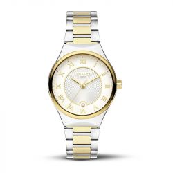 Montre femme amalys estelle acier bicolore - analogiques - edora - 0