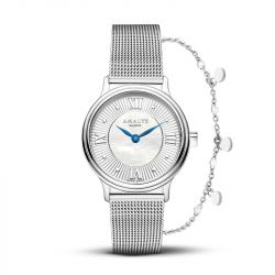Montre femme amalys giftbox Élise acier argenté - analogiques - edora - 0