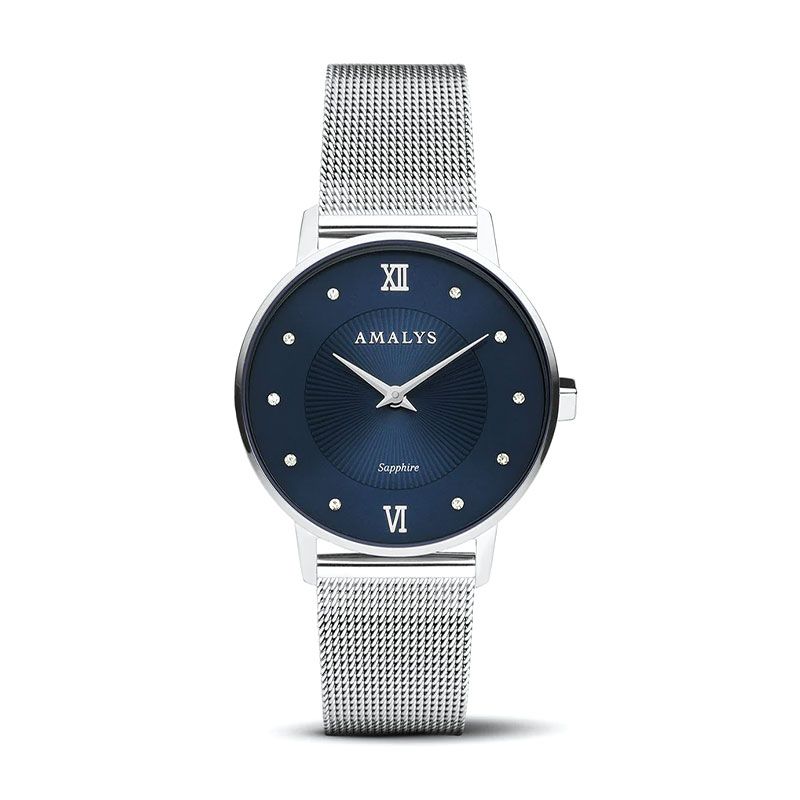 Montre femme amalys héloïse acier argenté - analogiques - edora