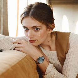 Montre femme amalys héloïse acier argenté - analogiques - edora - 1