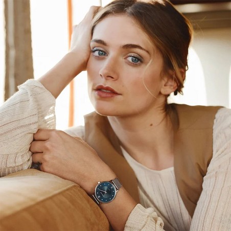 Montre femme amalys héloïse acier argenté – analogiques