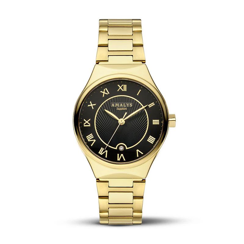 Montre femme amalys isis acier doré - analogiques - edora