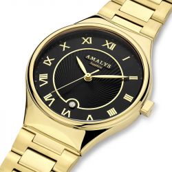 Montre femme amalys isis acier doré - analogiques - edora - 2