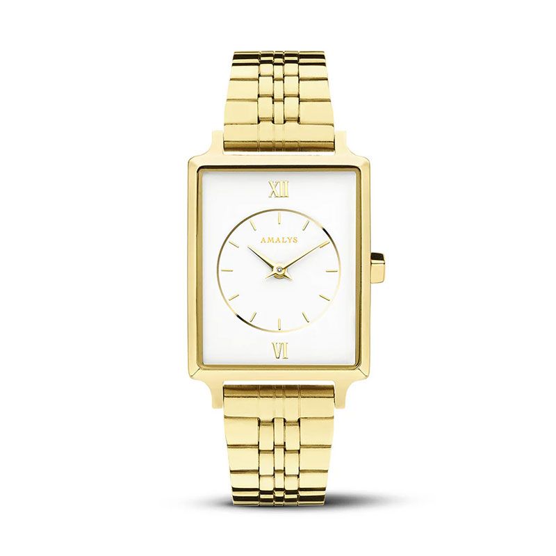 Montre femme amalys kylie acier doré - analogiques - edora