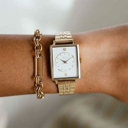 Montre femme amalys kylie acier doré - analogiques - edora - 1