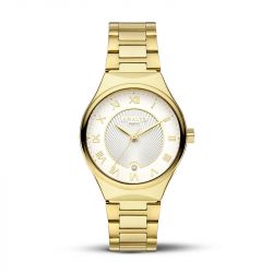 Montre femme amalys laurine acier doré - analogiques - edora - 0