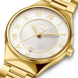 Montre femme amalys laurine acier doré - analogiques - edora - 1