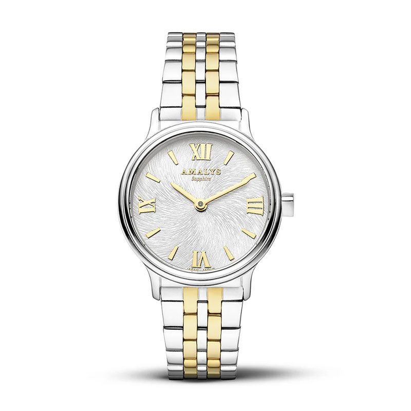 Montre femme amalys lucy  acier doré - analogiques - edora