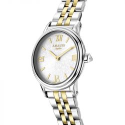 Montre femme amalys lucy  acier doré - analogiques - edora - 1