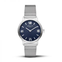Montre femme amalys marion acier argenté - analogiques - edora - 0