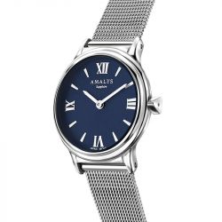 Montre femme amalys marion acier argenté - analogiques - edora - 1