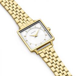 Montre femme amalys mary acier doré - analogiques - edora - 2