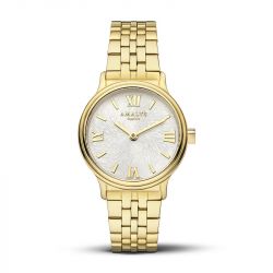 Montre femme amalys naomy acier doré - analogiques - edora - 0