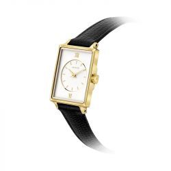 Montre femme amalys noémie cuir noir - analogiques - edora - 2