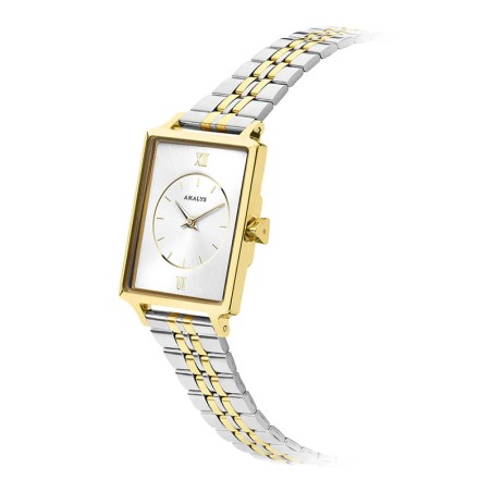 Montre femme amalys penny acier bicolore – analogiques