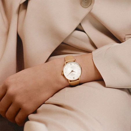 Montre femme amalys rosalie curi marron – analogiques