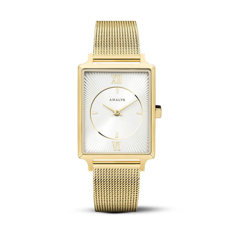 Montre femme amalys selena acier doré - analogiques - edora