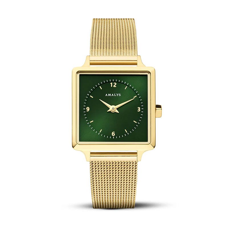 Montre femme amalys suzette acier doré - analogiques - edora