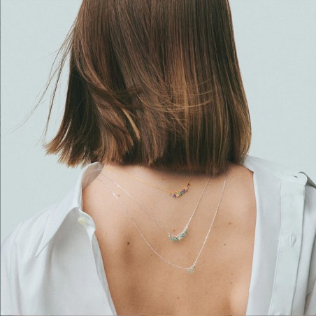 Collier femme ras  du cou agatha beloved argenté 02620945-136-tu – colliers femme